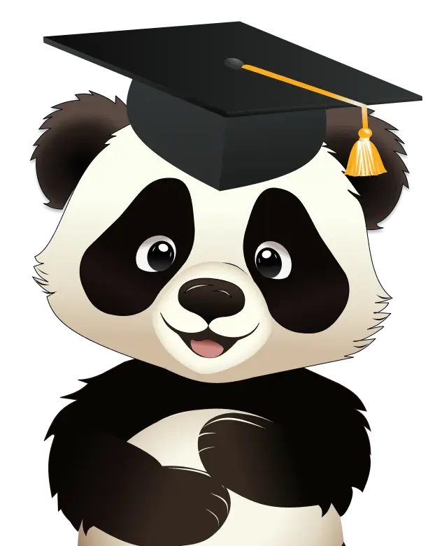 Панда приглашает начать обучение