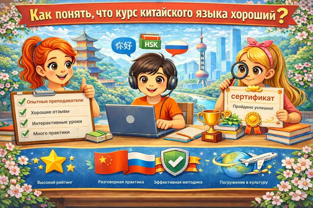 Как понять, что курс китайского языка действительно хороший