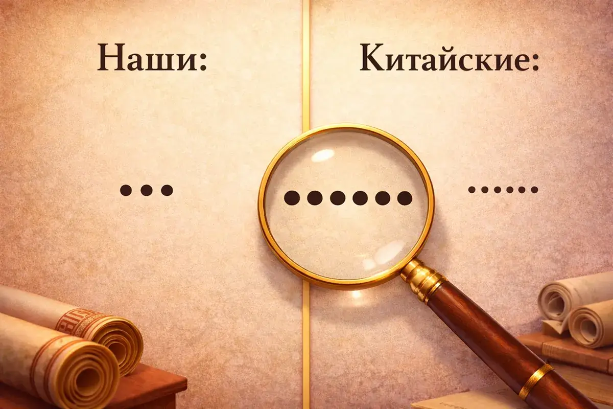 Почему в китайском многоточие — это шесть точек